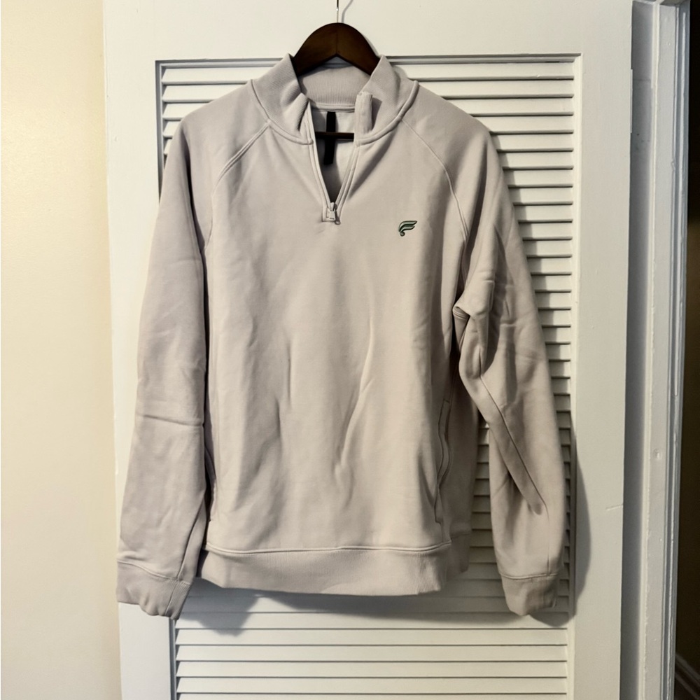 Fabletics Light Purple/Periwinkle Quarter-Zip Sweater